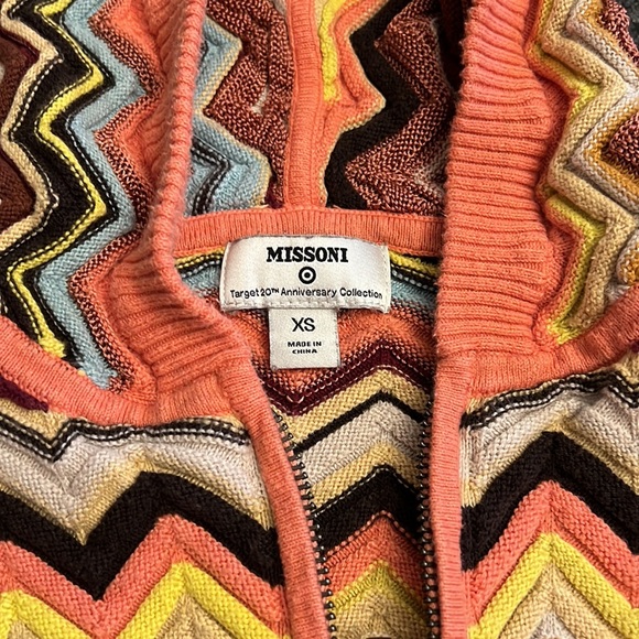 Missoni x Target zip cardigan, Size XS girls - Picture 2 of 12